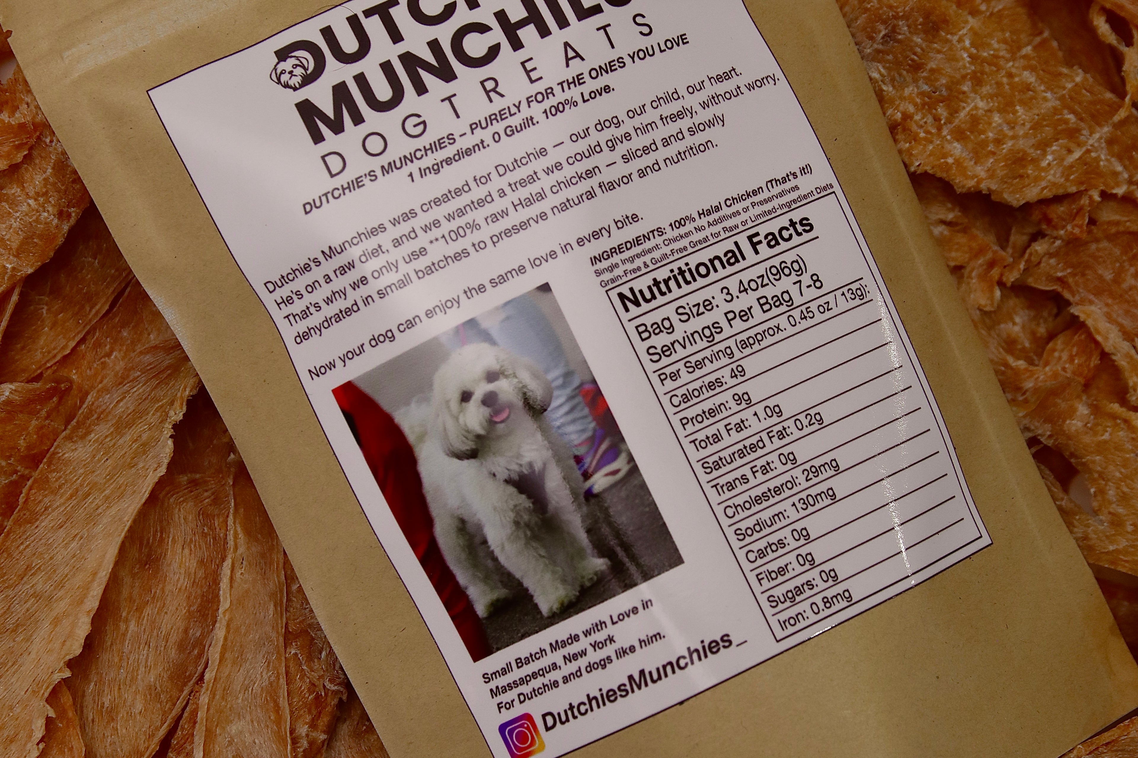 Dutchie's Munchies Chicken Jerky Treats
